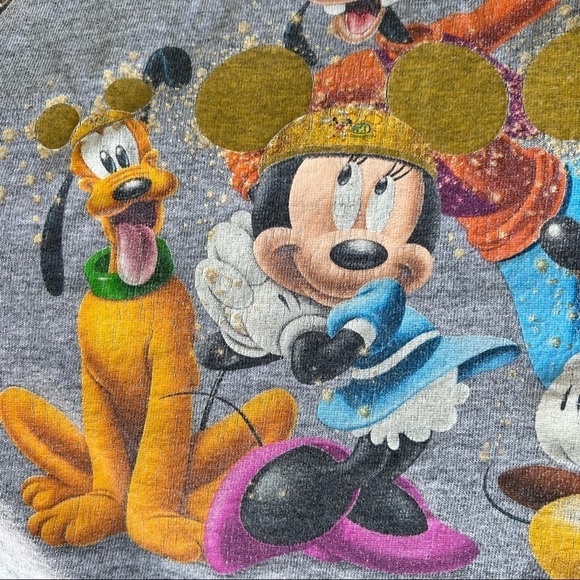 Disneyland Resort 50th Anniversary Upcycled T-Shirt Tank Med Mickey Minnie Goofy - Picture 7 of 8